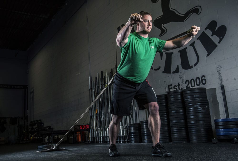 Upper body sled hotsell pull